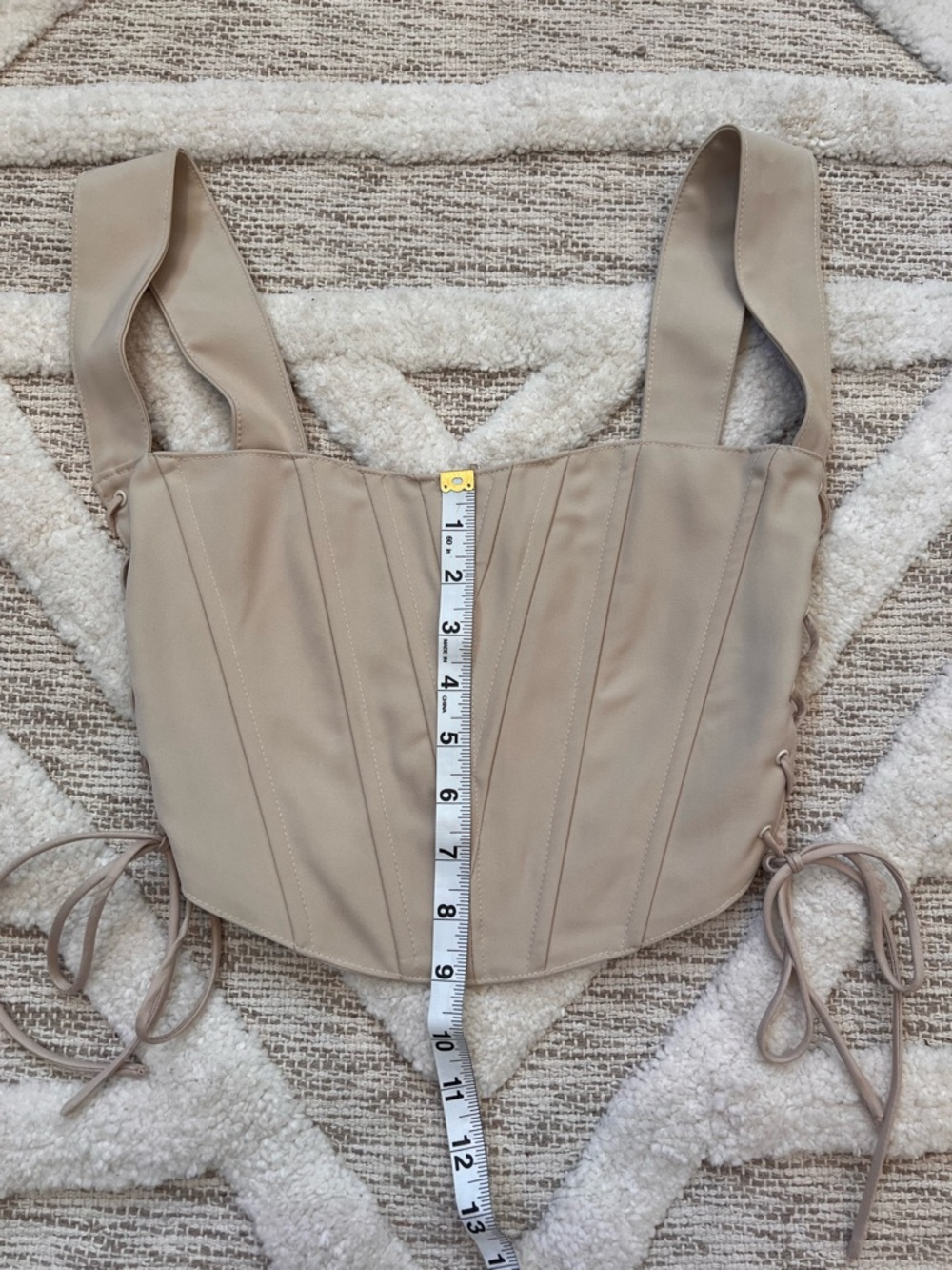 Rumours Westwood Corset Top in Cream Small - Picture 6 of 9